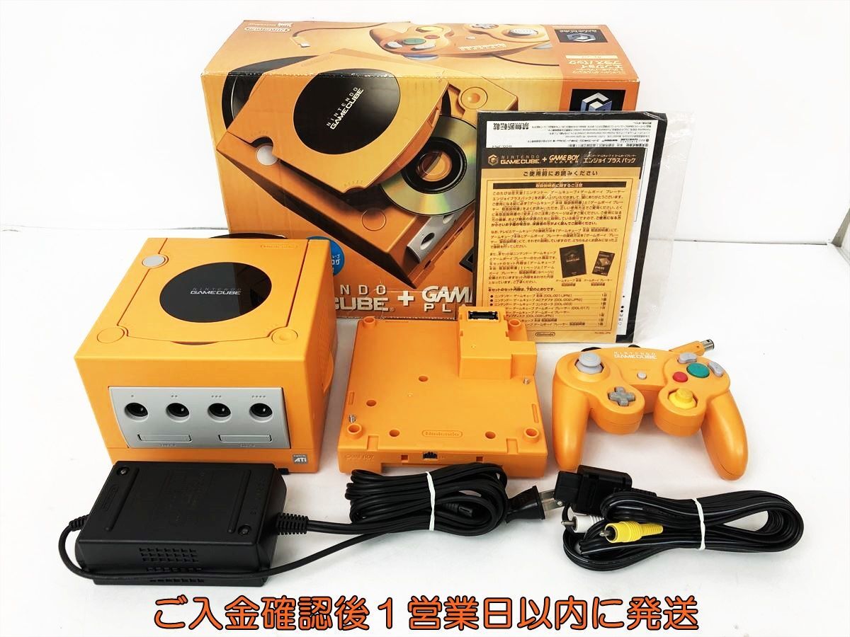 1円】任天堂 ゲームキューブ 本体 セット オレンジ ニンテンドーGC 未