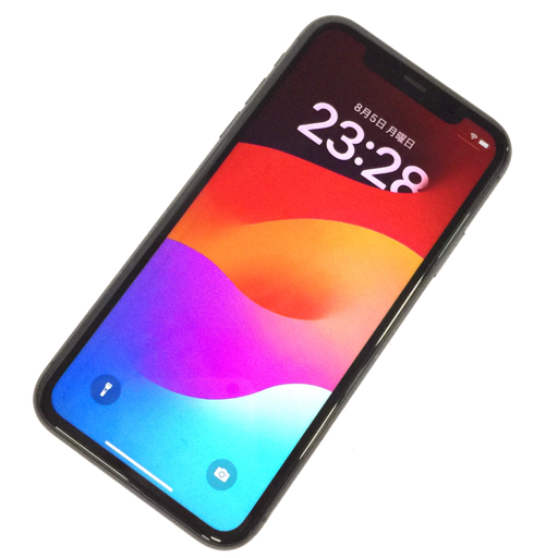 1円 Softbank Apple iPhone11 64GB A2221 MWLT2J/A ブラック スマホ