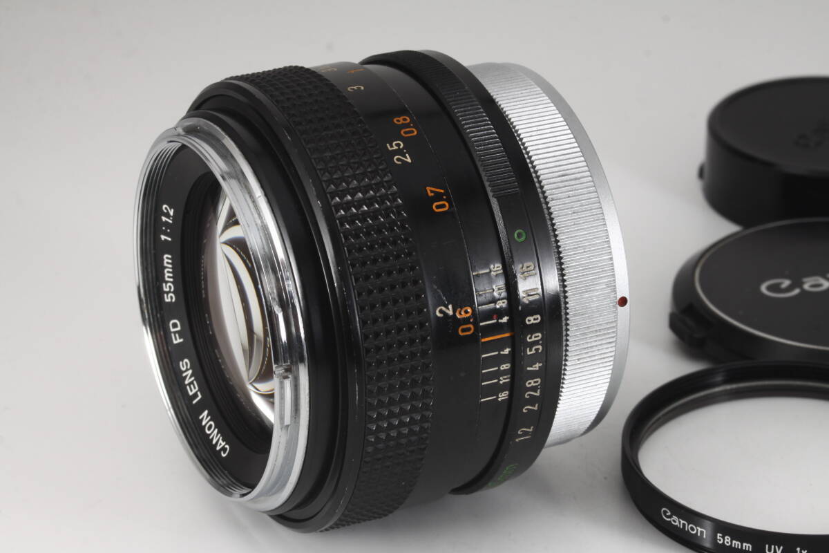 ☆極上美品☆ Canon FD 55mm F1.2 ☆完動品☆ キャノン #