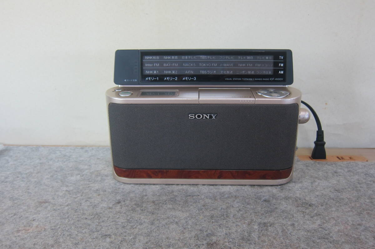 ソニー SONY PLLシンセサイザーラジオ TV ICF-M760V PLLシンセサイザー