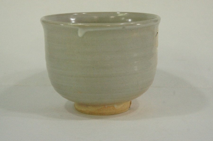T 朝日焼 十五世 松林豊斎 立鶴茶碗 御本手 遠州七窯 京都宇治の茶陶