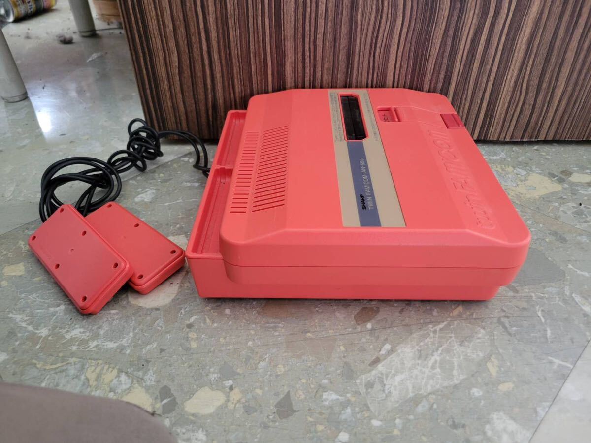 1円～SHARP シャープ AN-505-RD ツインファミコン 本体 ジャンク