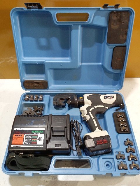 工具、DIY用品 【現状品】『K7-490』泉精器製作所 IZUMI 充電油圧式多
