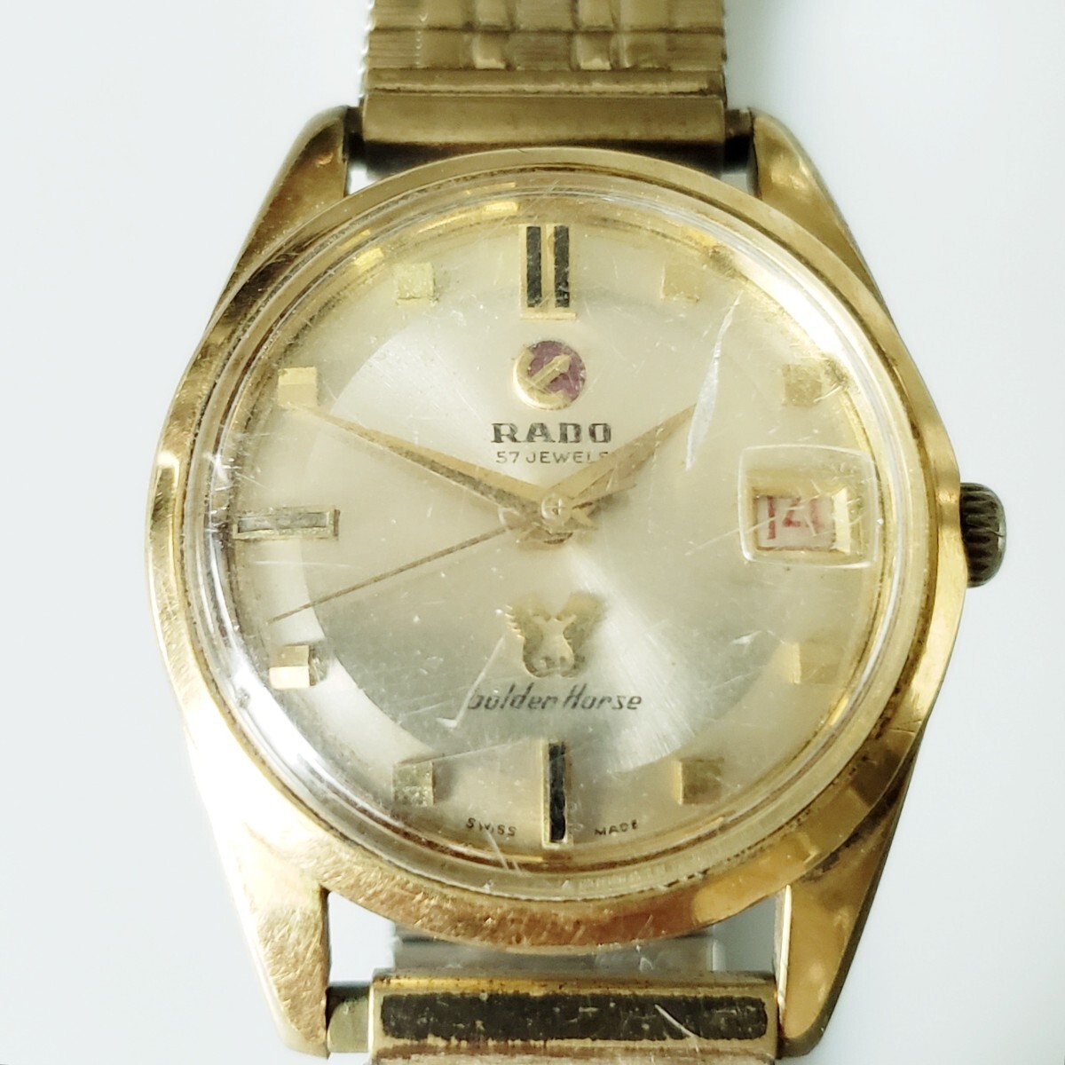 稼働品 RADO GOLDEN HORSE 57石 ラドー ゴールデンホース 腕時計 自動 