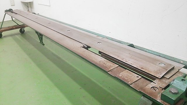 1円スタート！) 手動式 アングルバッタ パンチ 2m 板金折曲機