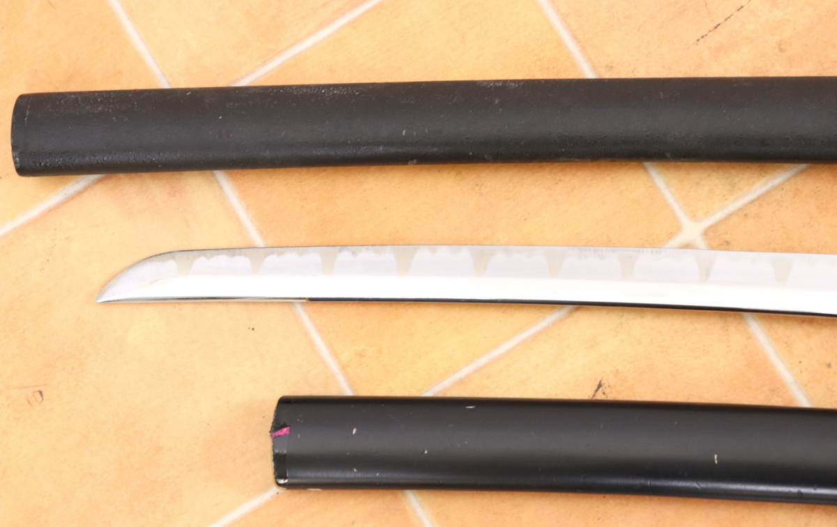 ☆模造刀 3本 まとめ 刀 日本刀 太刀 脇ざし 脇差し 鞘付き 美術刀