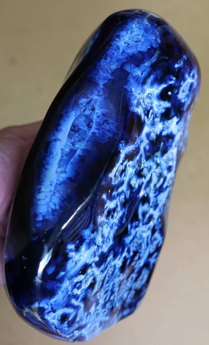 青瑪瑙 3.4kg メノウ 原石 誕生石 鑑賞石 自然石 天然石 宝石 鉱物