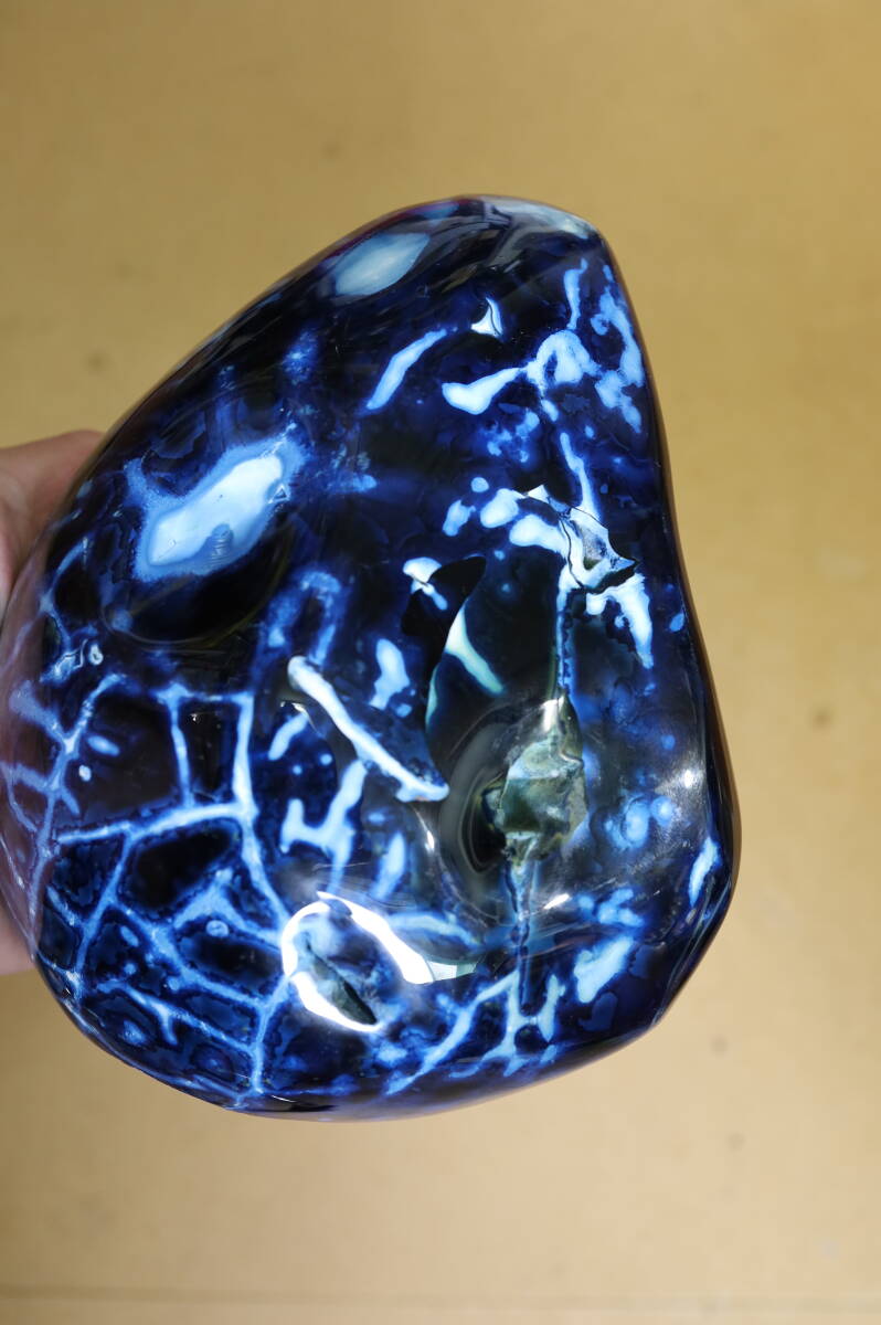 青瑪瑙 3.4kg メノウ 原石 誕生石 鑑賞石 自然石 天然石 宝石 鉱物