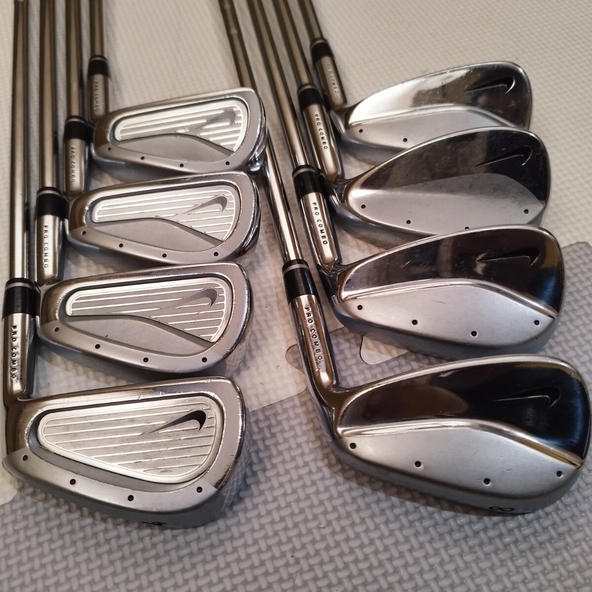 中古品 ナイキ 4〜9.A.P アイアン8本セット スチールシャフト FORGED 