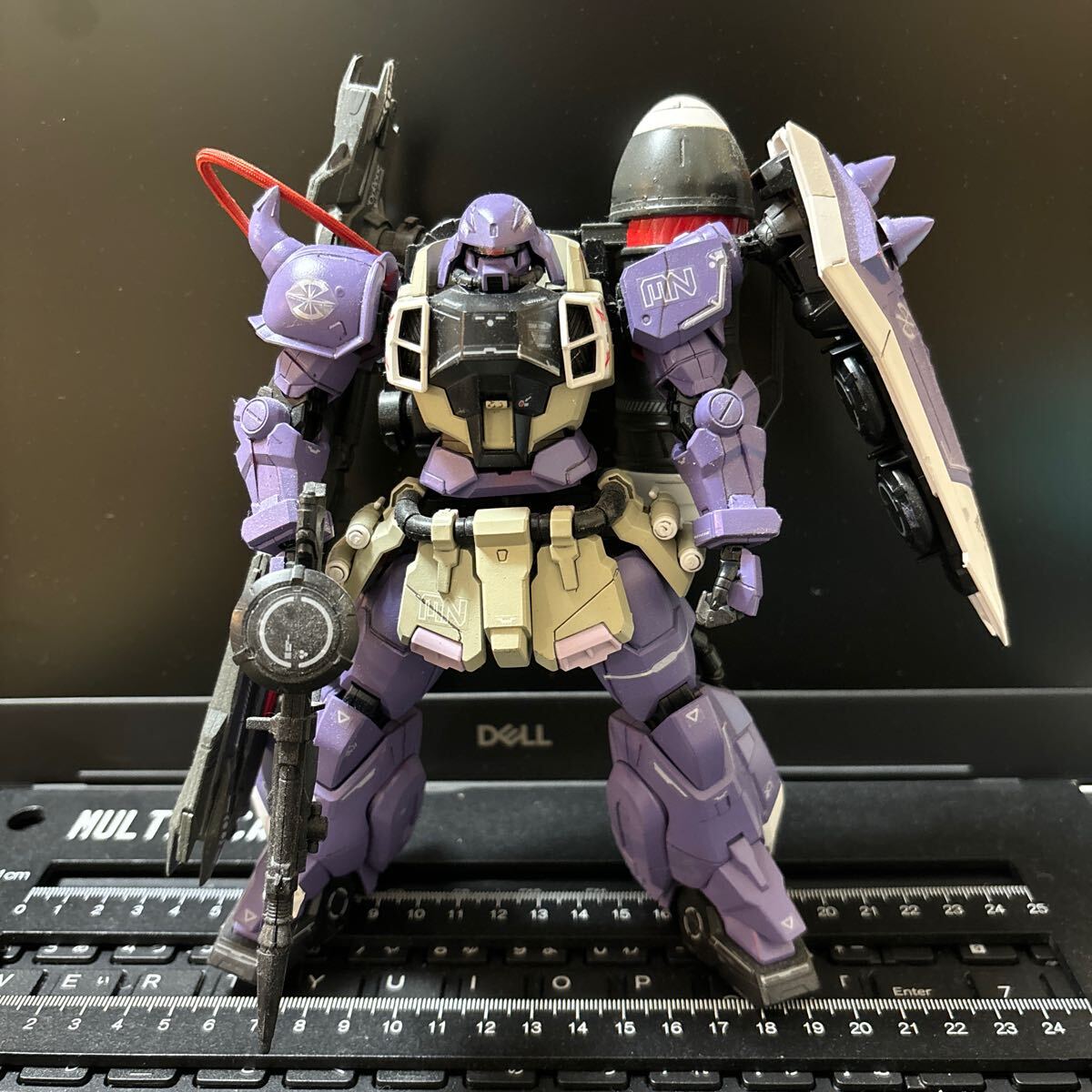 即決 MG 1/100 スラッシュザクファントム ブレイズザクファントム ガナーザクウォーリア ガンダム 塗装済 完成品 ジャンク プラモデル_2