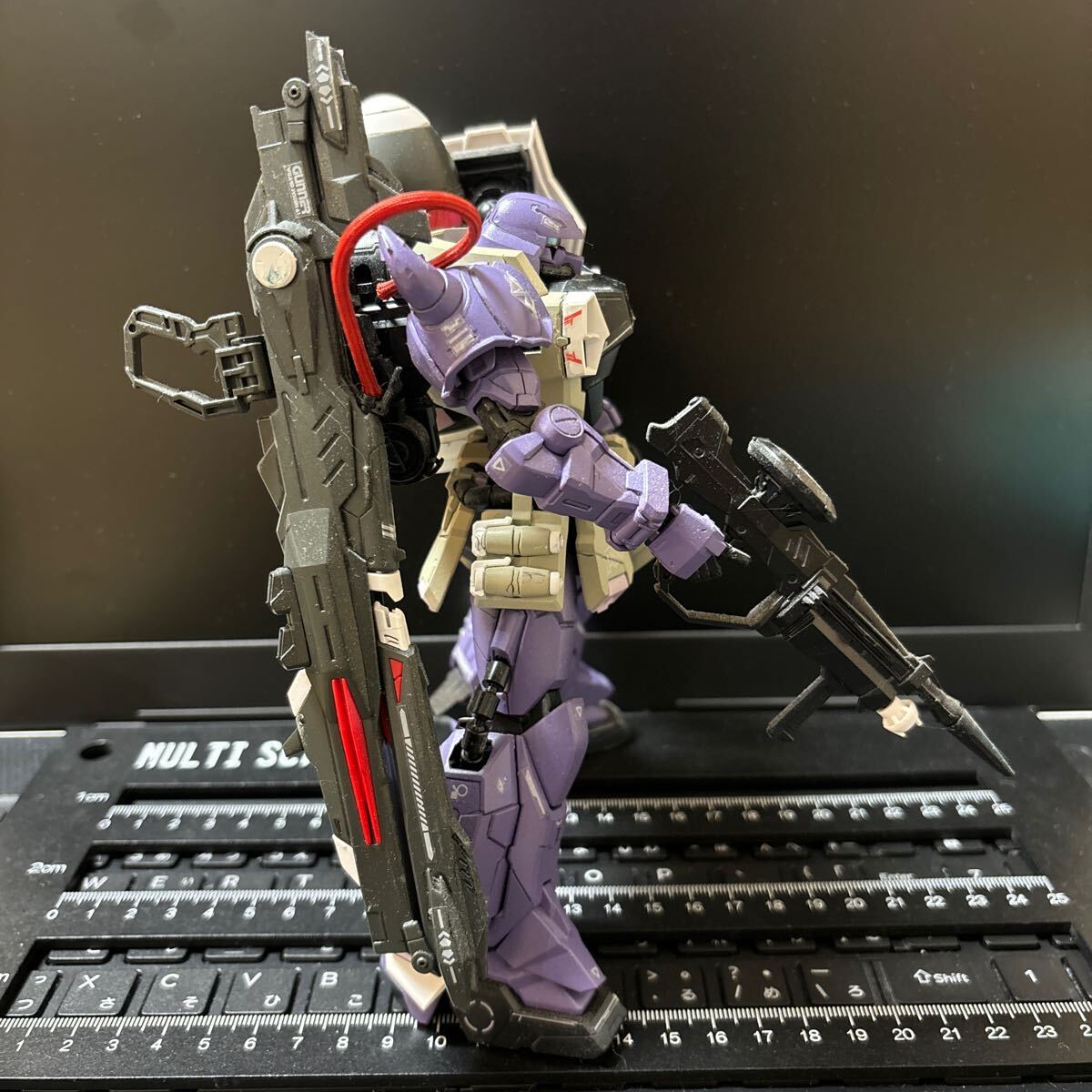 即決 MG 1/100 スラッシュザクファントム ブレイズザクファントム ガナーザクウォーリア ガンダム 塗装済 完成品 ジャンク プラモデル_3