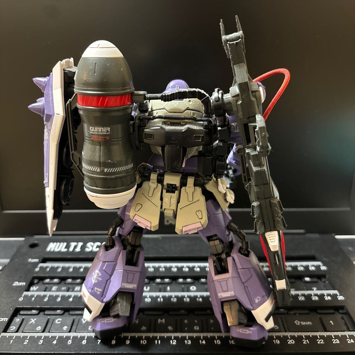 即決 MG 1/100 スラッシュザクファントム ブレイズザクファントム ガナーザクウォーリア ガンダム 塗装済 完成品 ジャンク プラモデル_4