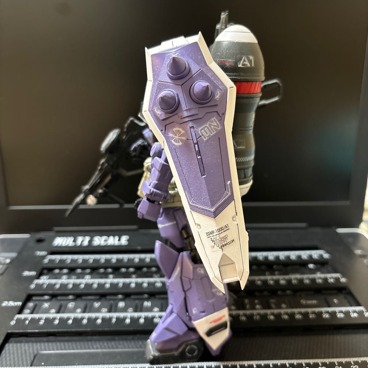 即決 MG 1/100 スラッシュザクファントム ブレイズザクファントム ガナーザクウォーリア ガンダム 塗装済 完成品 ジャンク プラモデル_5