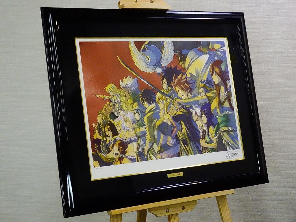 FAIRY TAIL 版画 「FELLOWS」 22/180 真島ヒロ ミクスドメディア