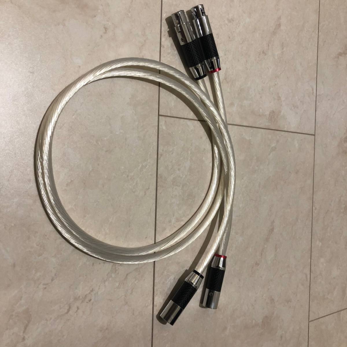 ◇美品◇単結晶 OCC銀線 HIFI XLRケーブル 1.5mペア Nordost Odinと略