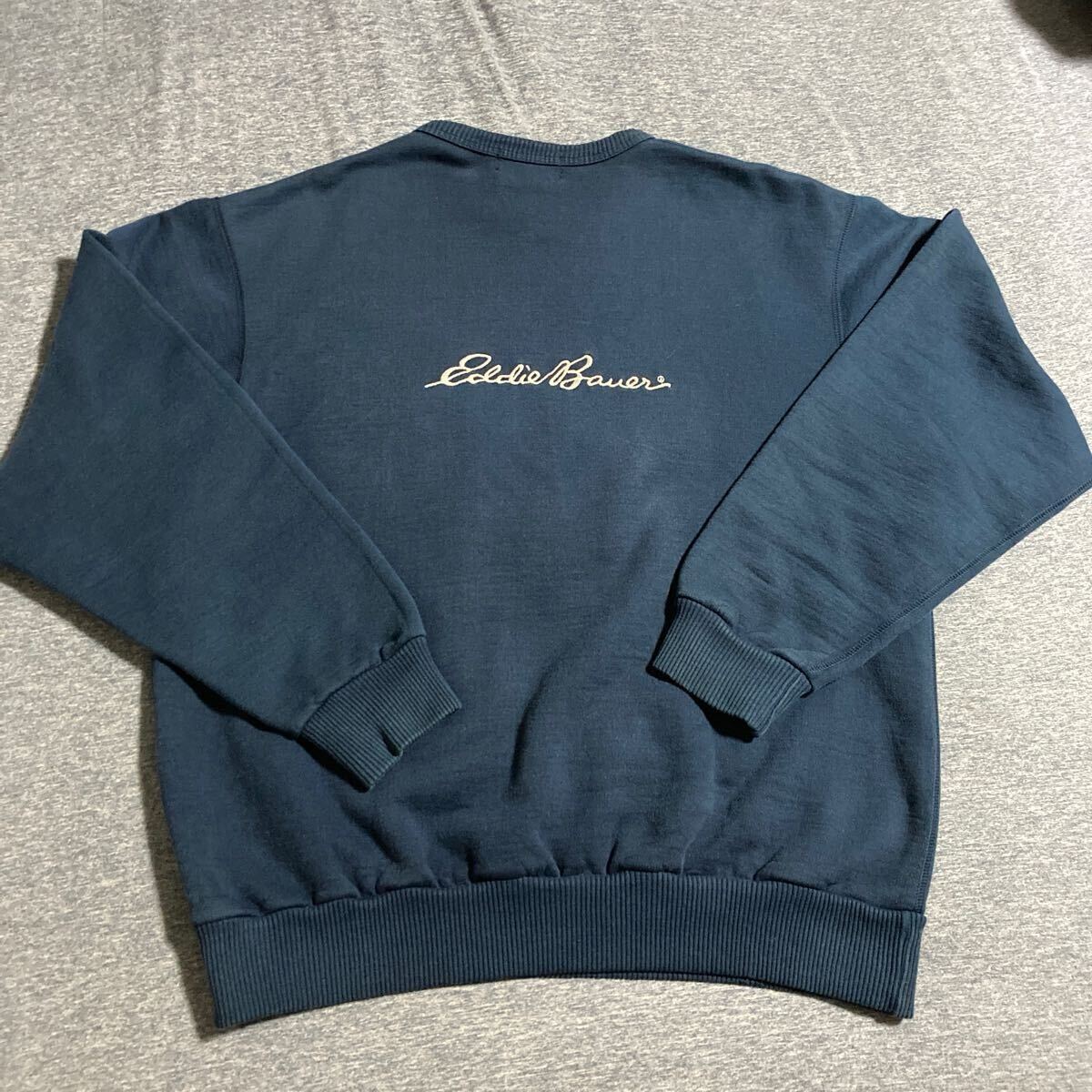 激レア 90s カナダ製 白タグ eddie bauer エディーバウアー 刺繍