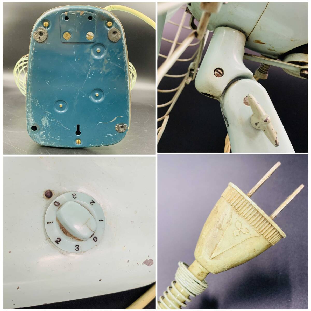 希少 動作品】ビンテージ 鉄 アイアン MITSUBISHI 三菱 A.C. ELECTRIC