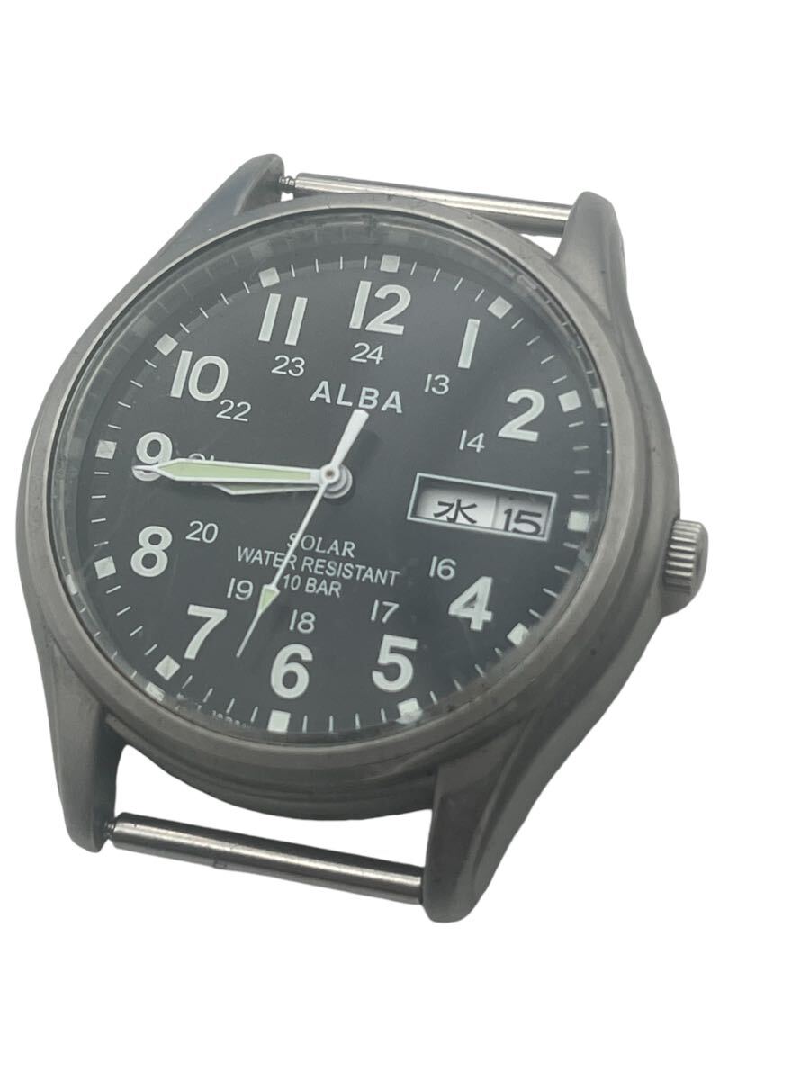 SEIKO ALBA ミリタリー腕時計　メンズソーラー　ベルトなし_1