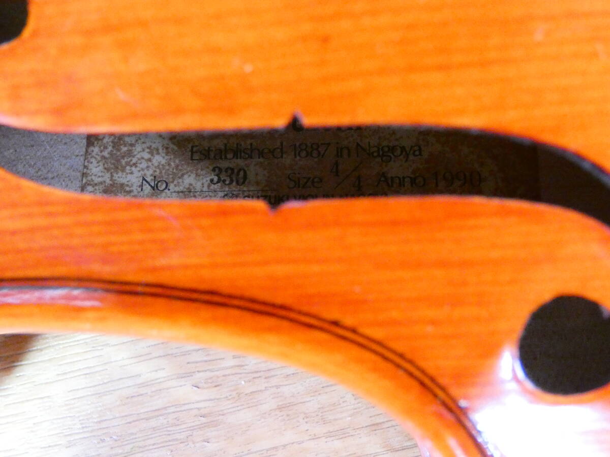 USED!SUZUKI Violin バイオリン No.330 Size:4/4☆スズキ/弓・ケース