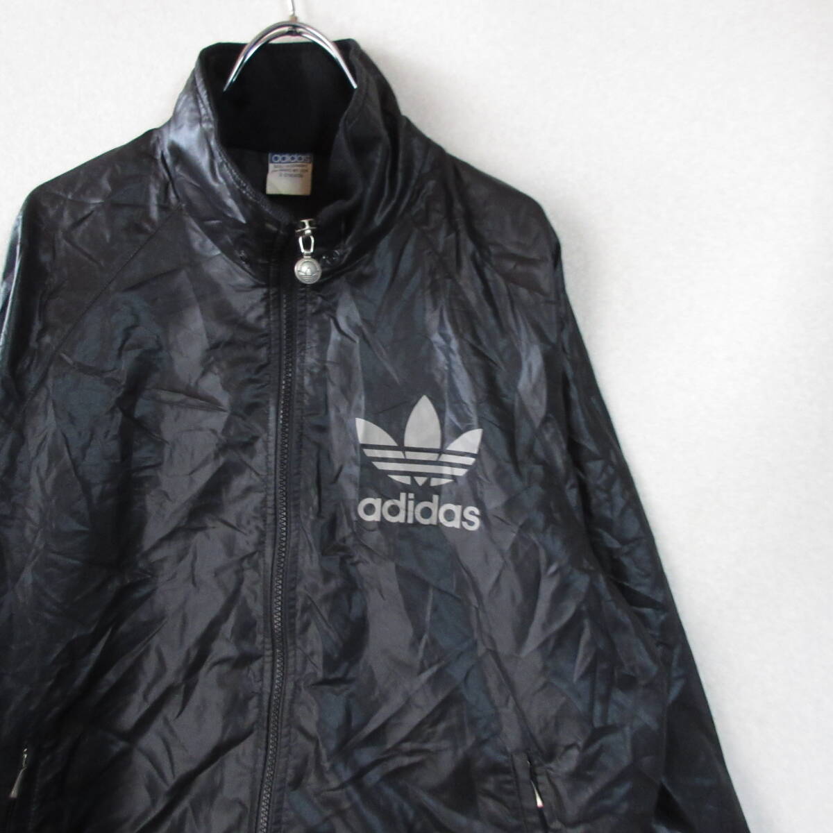 ○良品 80s adidas アディダス◇西ドイツ製 ナイロンジャケット ロゴ 