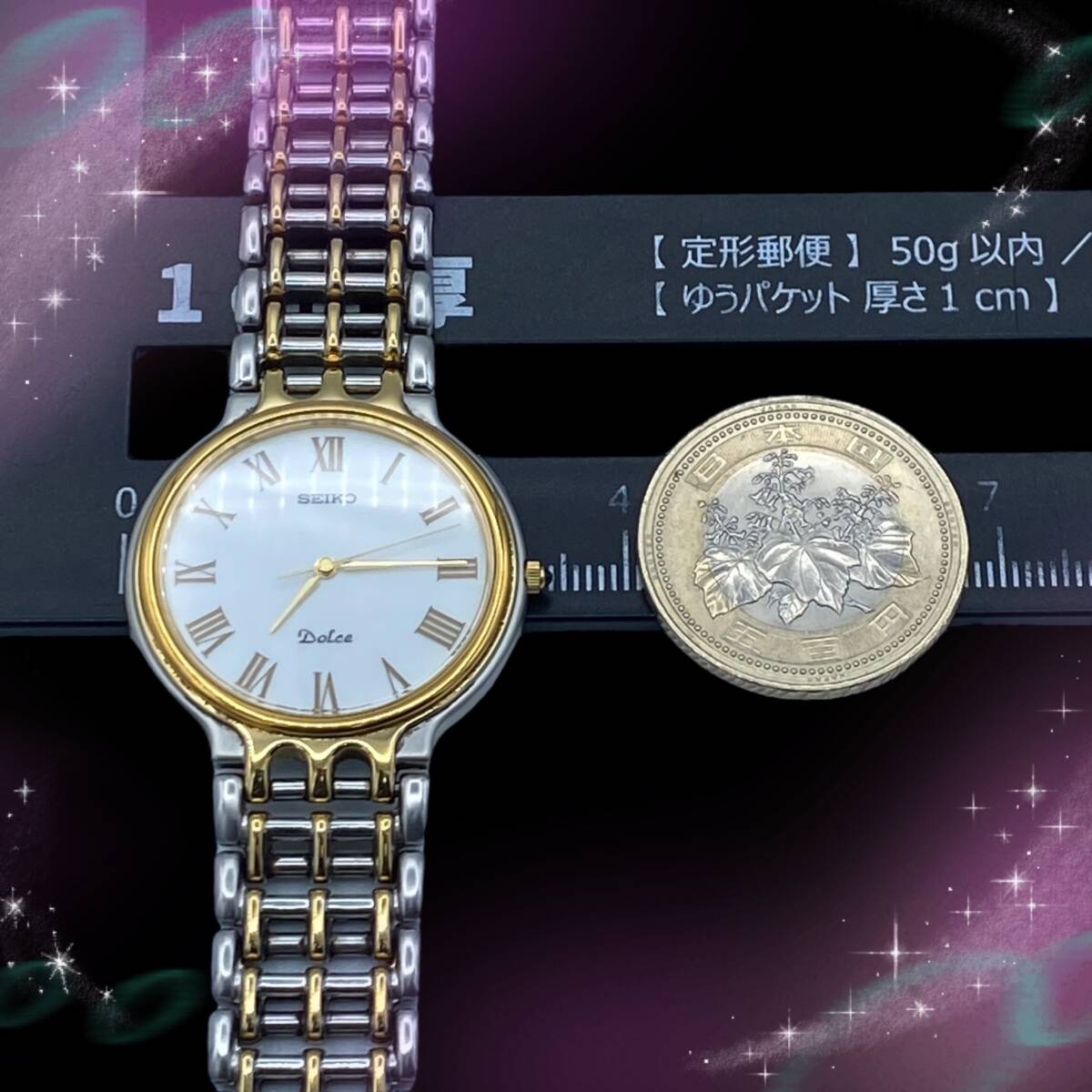 美品 稼働品》 セイコー SEIKO ドルチェ DOLCE メンズ腕時計 ローマン