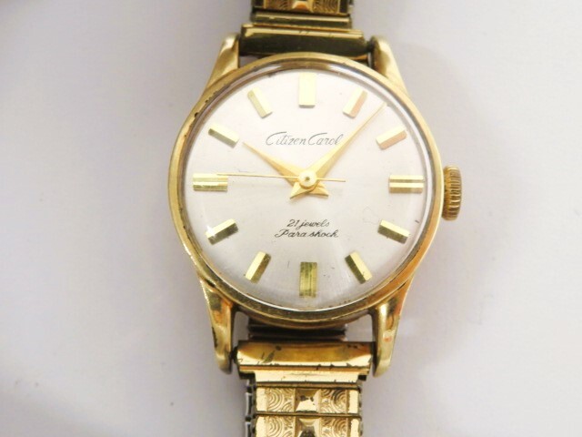 ♪hawi2922-2 130 CITIZEN シチズン carol 21石 C70706 14K 50 MICRONS 