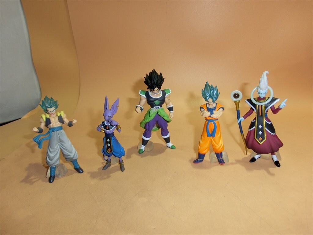 T【ア6-81】【60サイズ】△HGドラゴンボール超 フィギュア 全5種セット