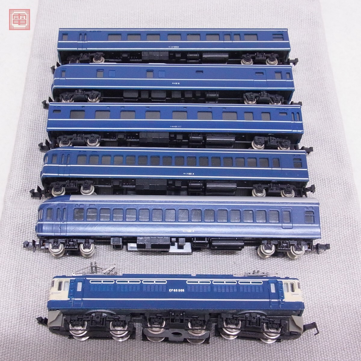 KATO 国鉄 EF65形 電気機関車 20系 寝台客車 6両セット 旧製品