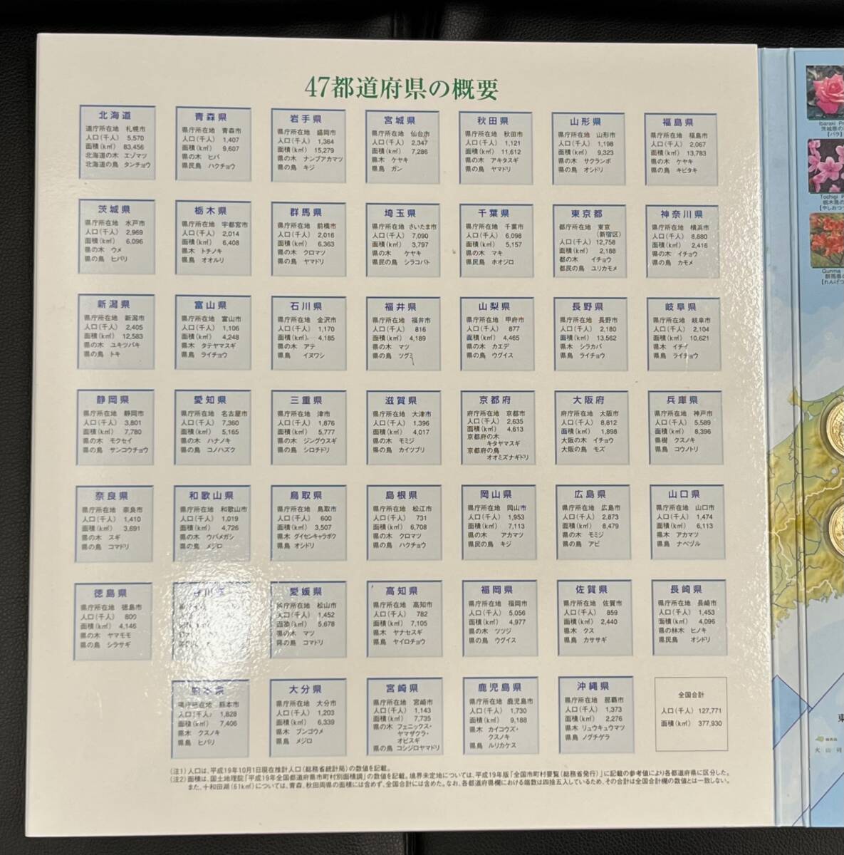 #5085　【地方自治法施工六十周年記念】500円バイカラー・クラッド貨幣収納バインダー 47都道府県 JAPAN COIN　現状品_5