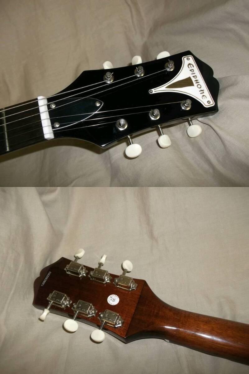 Epiphone E452TD Sorrento 1962 Collection Royal Olive エピフォン ソレント 限定モデル ブルーラベル グレーハードケース_5