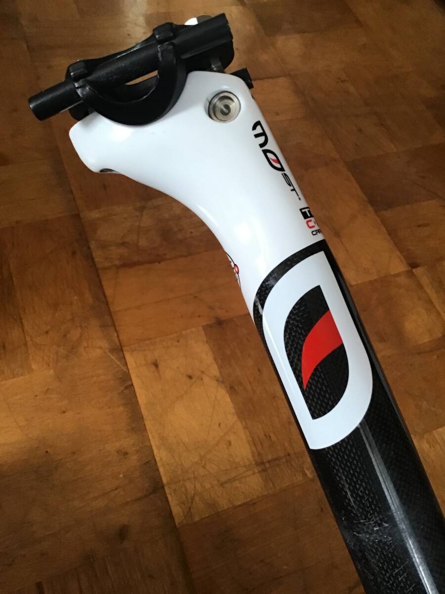 【即決あり】 モスト MOST ピナレロ PINARELLO 1K CARBON TAIL C-MAX カーボン シートポスト 径 31.6mm WHITE 白_6