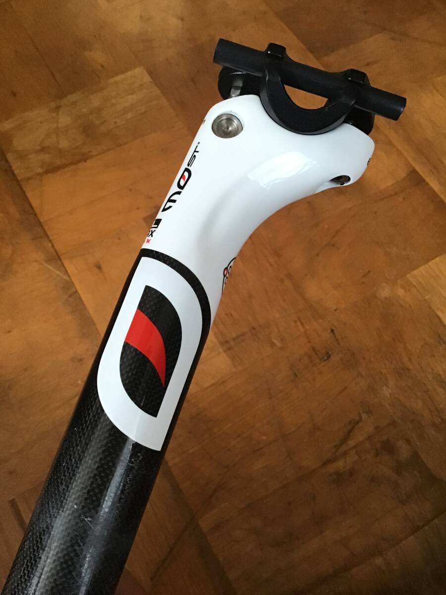【即決あり】 モスト MOST ピナレロ PINARELLO 1K CARBON TAIL C-MAX カーボン シートポスト 径 31.6mm WHITE 白_7