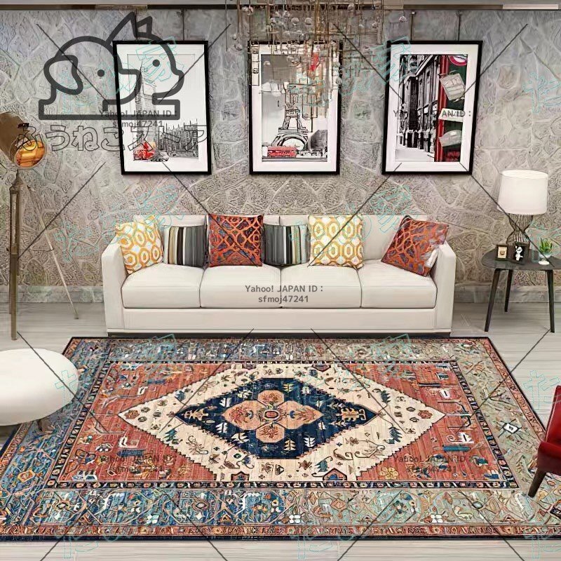 07 超人気★ペルシャ絨毯 カーペット 絨毯 ウール シルク 手織り ペルシャ絨毯の本場 イラン ナイン産 本物保証 中型 160cm×230cm_1