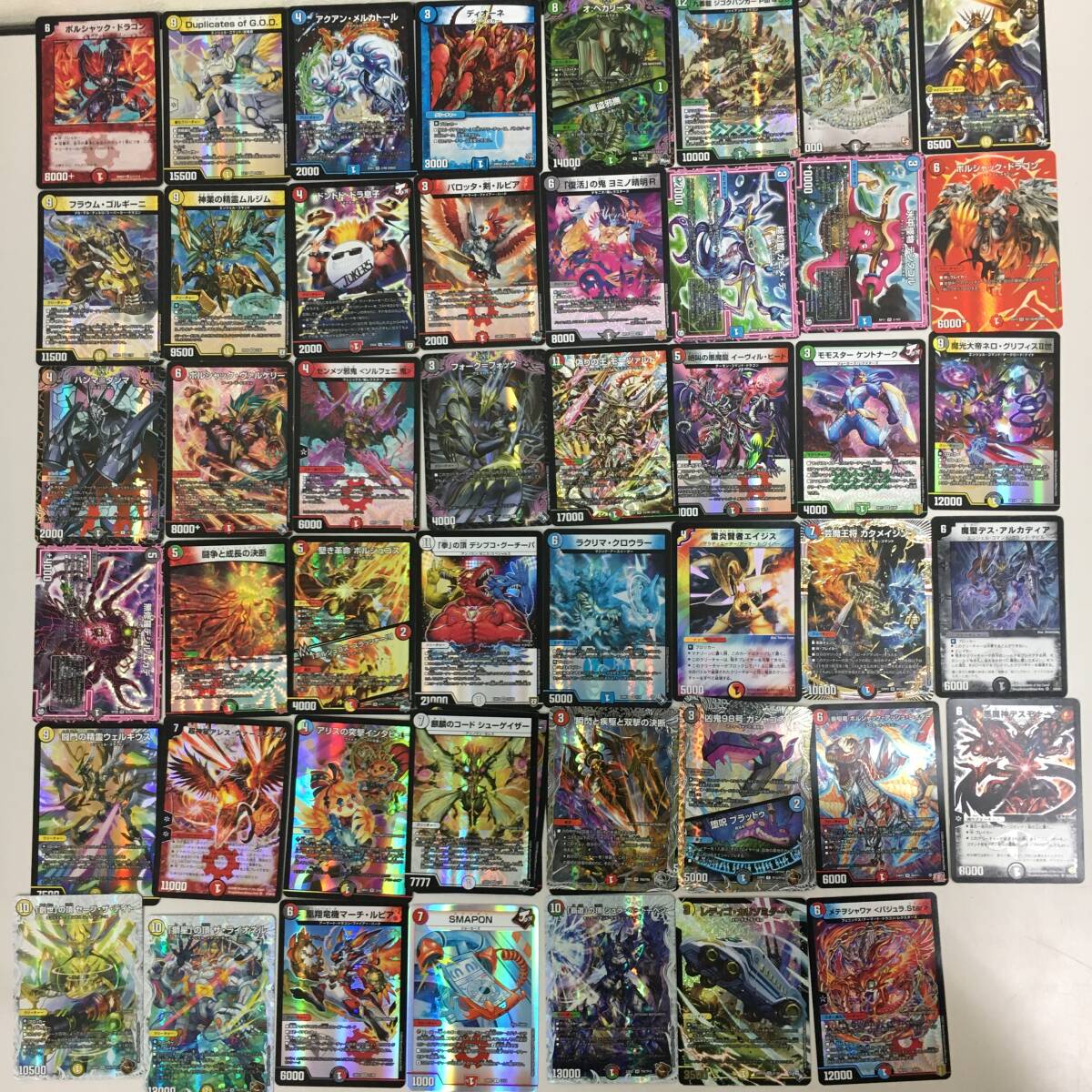 デュエルマスターズカード 光物 3800枚 ↑ 引退品 まとめ売り 中古