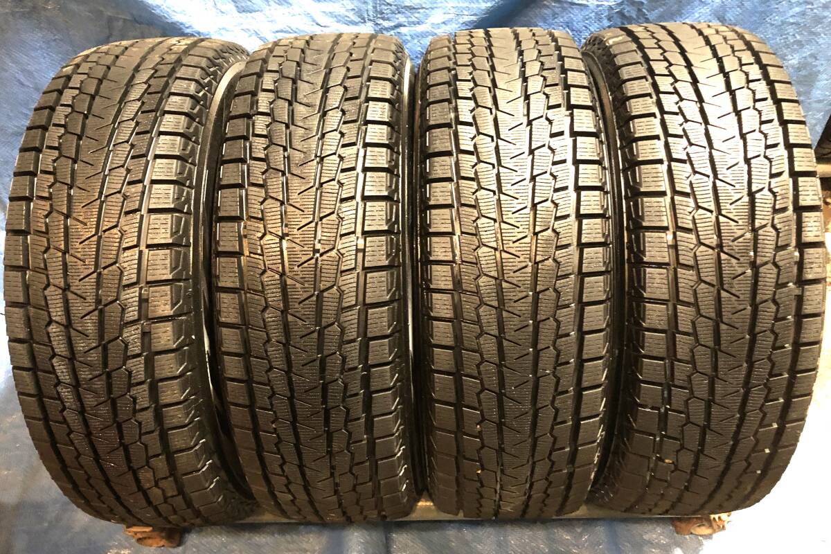 【468】 スタッドレス YOKOHAMA ice GUARD G075 225/65R17 102Q 2022年製 4本セット 中古タイヤ R17 17インチ_1