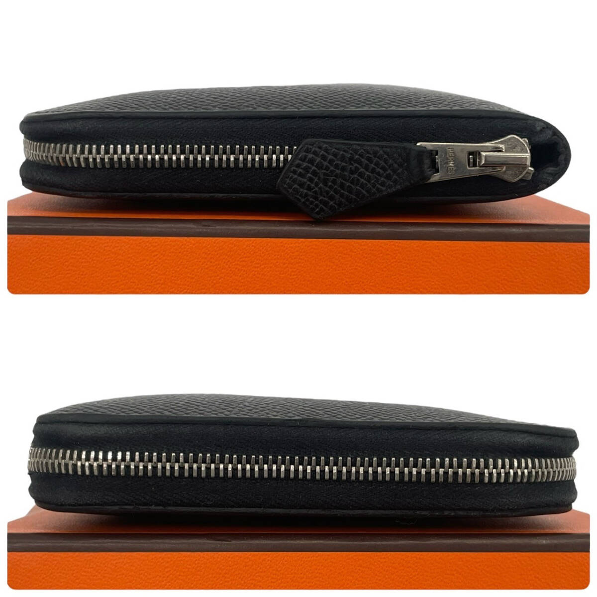 ☆【超極美品】エルメス HERMES アザップロング オールレザー ラウンド