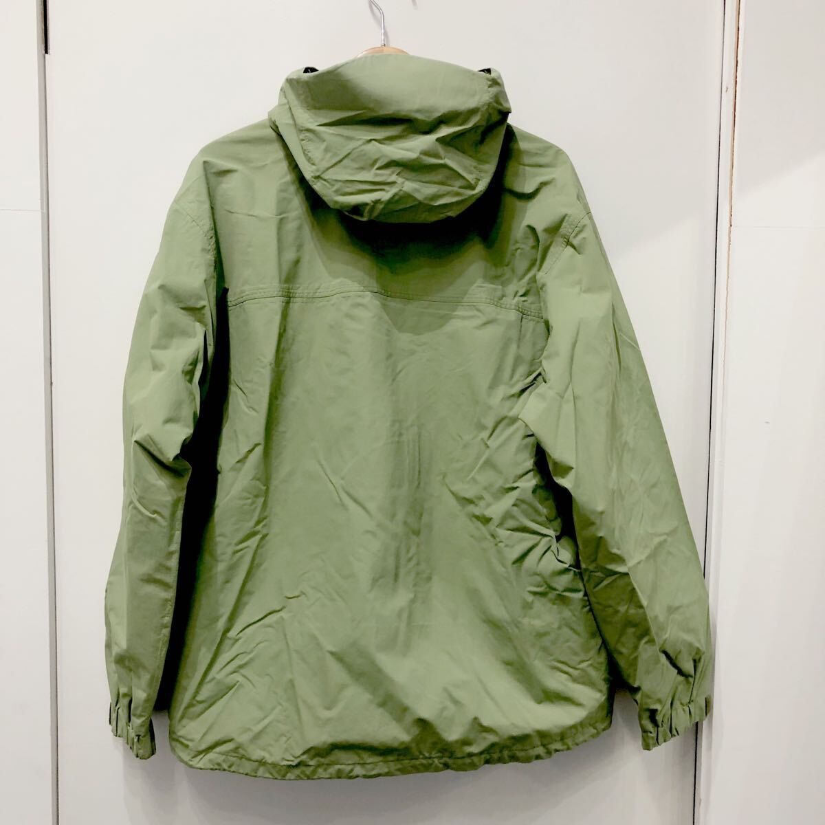 49 正規品 THE NORTH FACE ノースフェイス ナイロン マウンテンパーカー カーキ アウター NS15008 ジップアップ ジャケット 刺繍ロゴ L_2