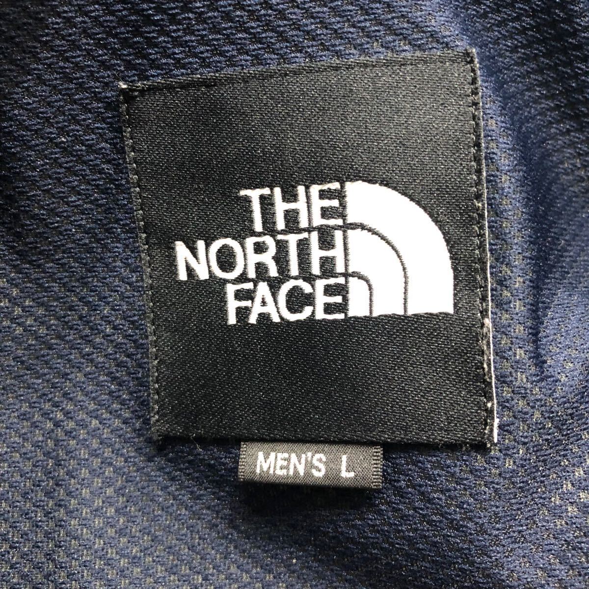 49 正規品 THE NORTH FACE ノースフェイス ナイロン マウンテンパーカー カーキ アウター NS15008 ジップアップ ジャケット 刺繍ロゴ L_6