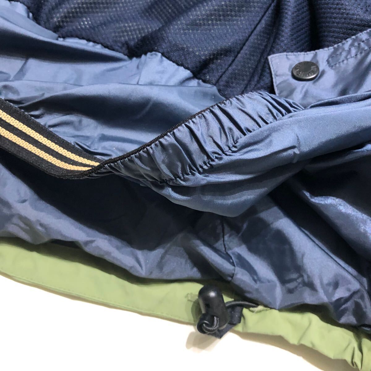 49 正規品 THE NORTH FACE ノースフェイス ナイロン マウンテンパーカー カーキ アウター NS15008 ジップアップ ジャケット 刺繍ロゴ L_7