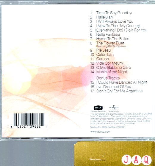  Katherine Jenkins - The Ultimate Collection Katherine Jenkins (soprano)_2