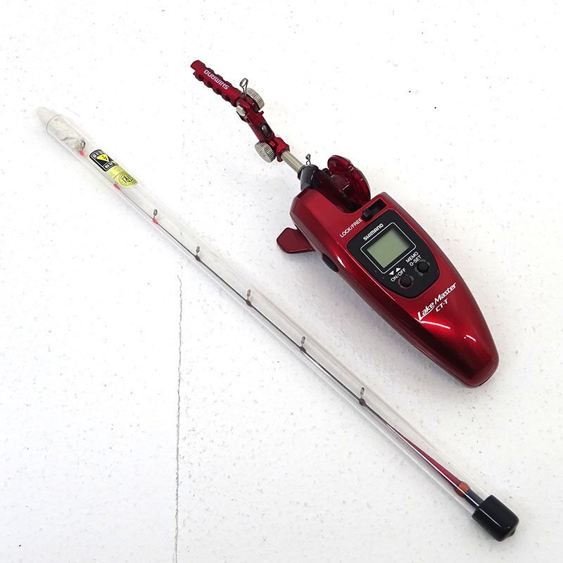 ☆中古☆シマノ レイクマスター ワカサギ 電動リール CT-T + 角度