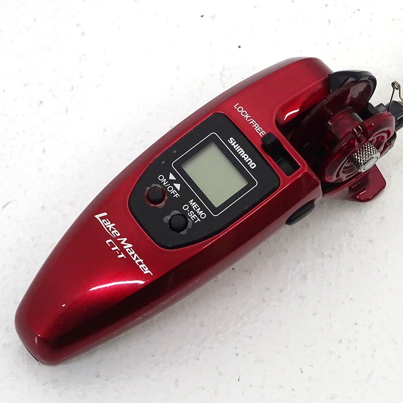 ☆中古☆シマノ レイクマスター ワカサギ 電動リール CT-T + 角度