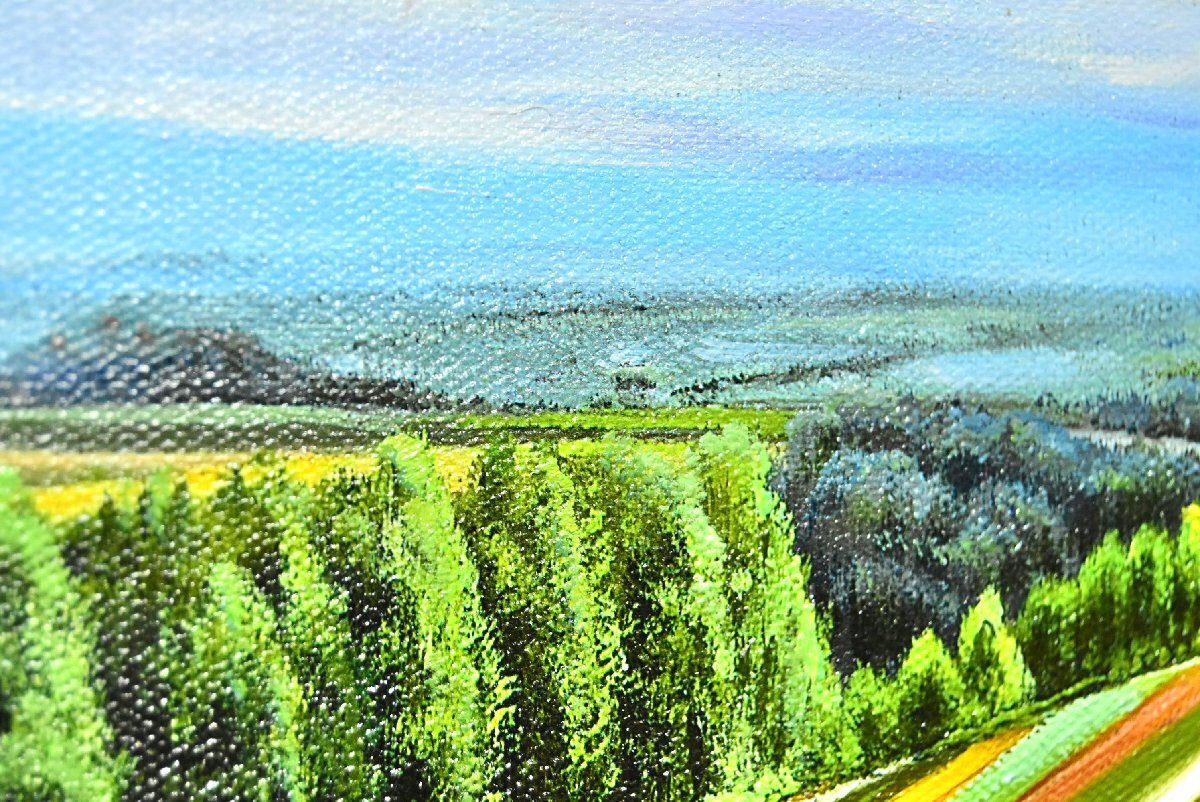 2-30129) 鄭義芳『Zhen YiFang』25号 油彩 油画 油絵 肉筆 原画 直筆