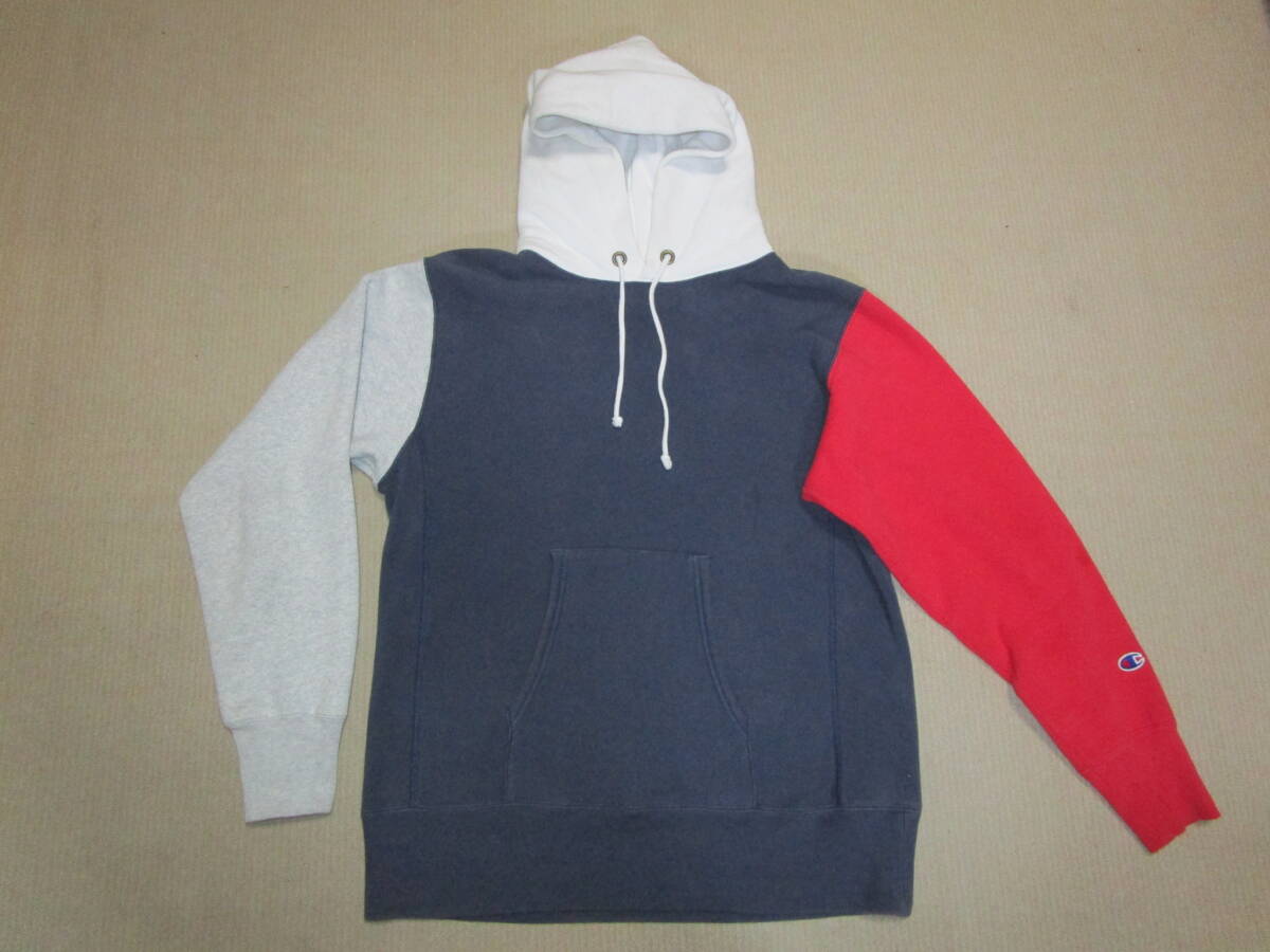 Champion 復刻 青タグ 即決 REVERSE WEAVE プルオーバー Lサイズ 
