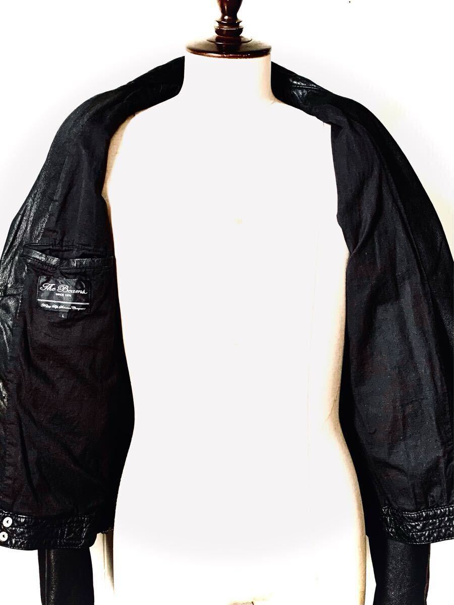 極美品 正規品 BEAMS（ビームス）ゴートスキン ラムレザー（山羊革