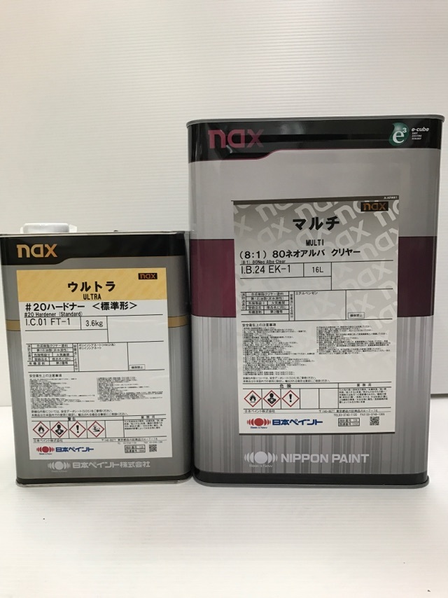 ネオアルバ ① クリヤーセット 日本ペイント 光沢 10:1 8:1 塗装