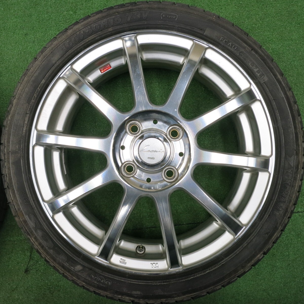 [送料無料]4本★Leonis FX weds 165/50R15 ヨコハマ DNA エコス ES300 レオニス 軽自動車 タント ワゴンR等 PCD100/4H★4120710NJノ LEONIS 165&frasl;50R15 0 レオニスVR みんカラ ブリヂストン