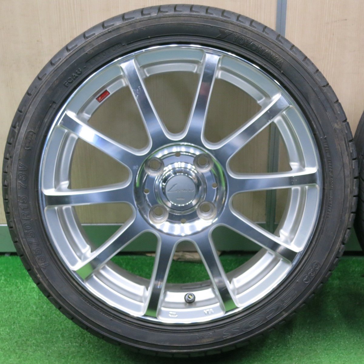 [送料無料]4本★Leonis FX weds 165/50R15 ヨコハマ DNA エコス ES300 レオニス 軽自動車 タント ワゴンR等 PCD100/4H★4120710NJノ LEONIS 165&frasl;50R15 0 レオニスVR みんカラ ブリヂストン
