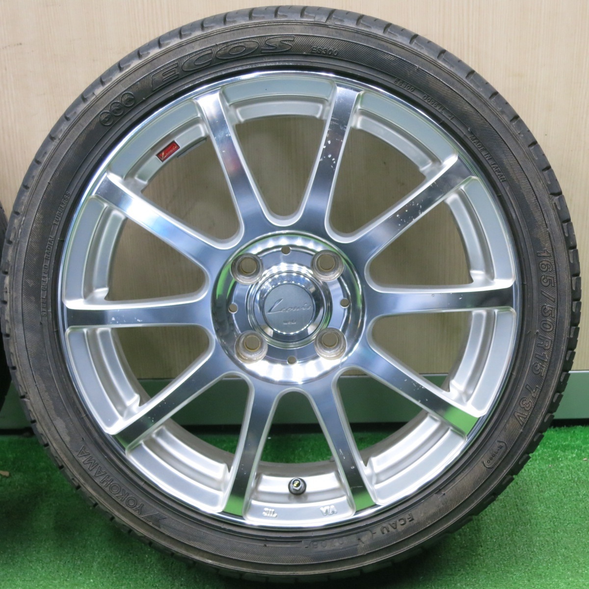 [送料無料]4本★Leonis FX weds 165/50R15 ヨコハマ DNA エコス ES300 レオニス 軽自動車 タント ワゴンR等 PCD100/4H★4120710NJノ LEONIS 165&frasl;50R15 0 レオニスVR みんカラ ブリヂストン