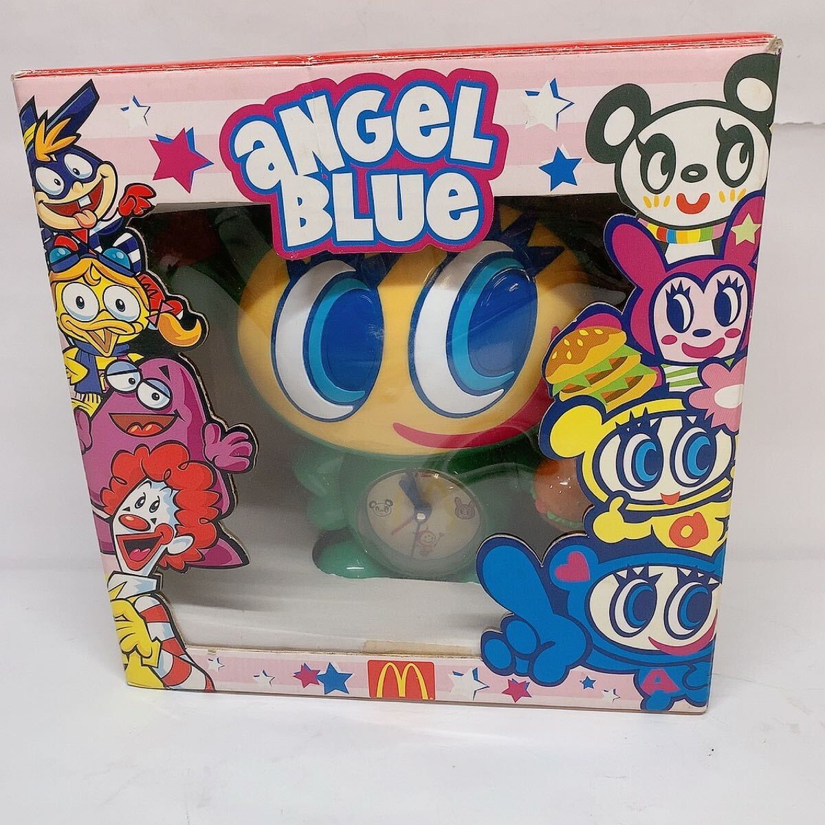 K3】 マクドナルド エンジェルブルー ナカムラくん 目覚まし時計 ANGEL